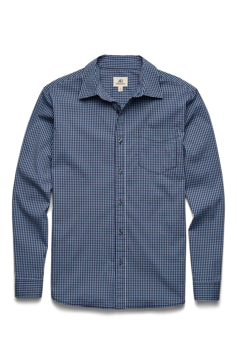 Surfside Supply Co. Brian Gingham Shirt, Main, color, Blue Check Combo