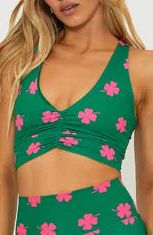 Beach Riot Mindy Ruched Sports Bra
