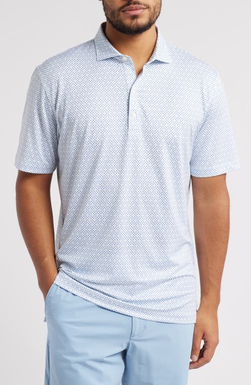 JOHNNIE-O JOHNNIE-O MAXIM DOT PRINT PREP-FORMANCE GOLF POLO