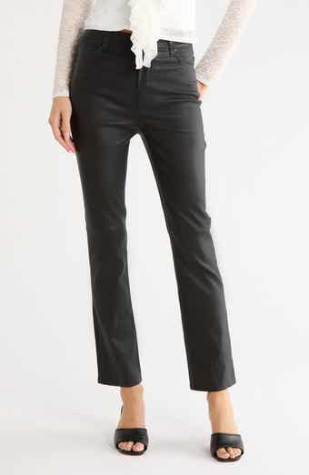 Casey High Waist Leather Slim Pants