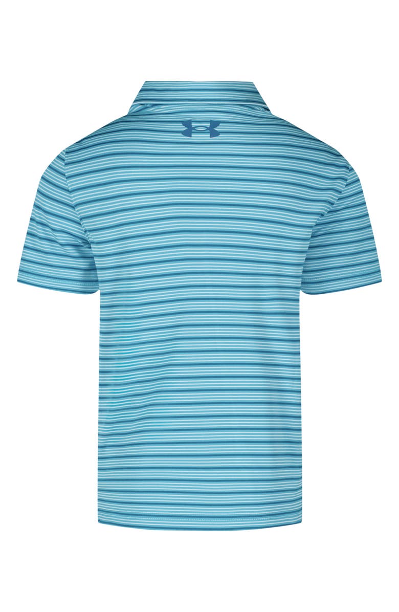Under Armour Kids' Matchplay Stripe Polo, Alternate, color, Fresco Blue