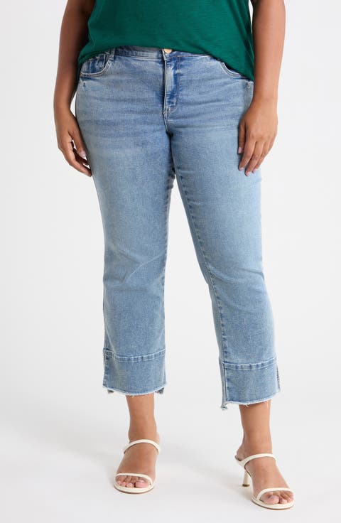 Kick Flare Step Hem Jeans