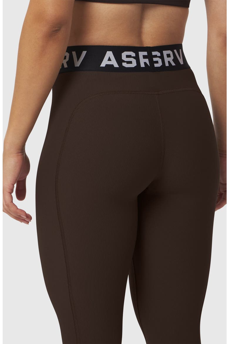 Lycra Ribbed Legging, Alternate, color, Dark Earth
