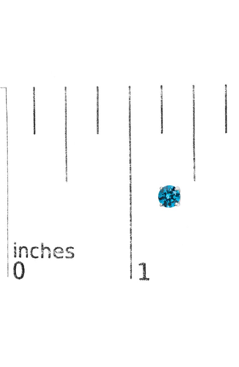 Haus of Brilliance 14K Gold 1.00 Cttw Blue Lab Grown Diamond Stud Earrings, Alternate, color, White