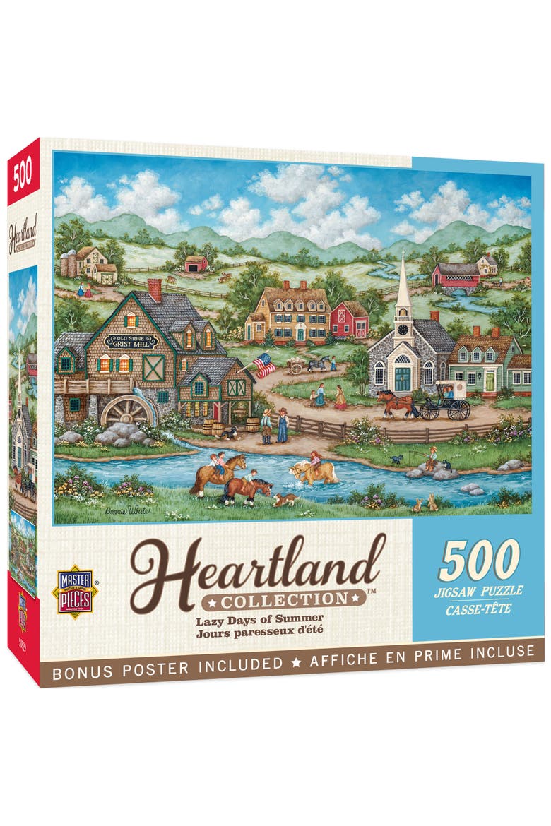 Lazy Days of Summer 500 Piece Puzzle, Main, color, Multicolor