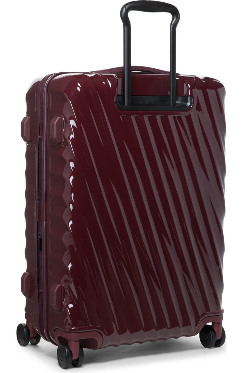 TUMI 19 Degree Medium Expandable Checked Hardside Spinner Suitcase, Alternate, color, Wine