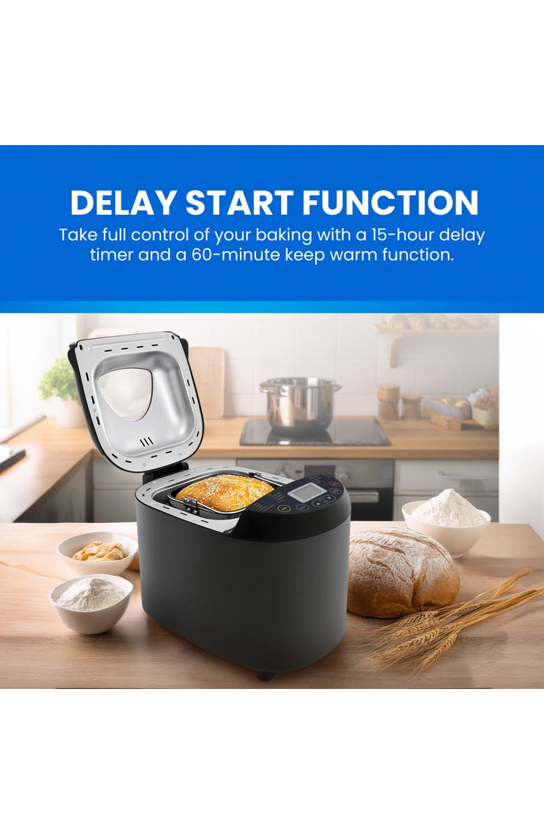 Elite Cuisine Elite EBM5316 2lb Programmable Bread Machine, Alternate, color, 