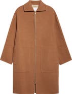 Eleventy Zip Front Wool Coat