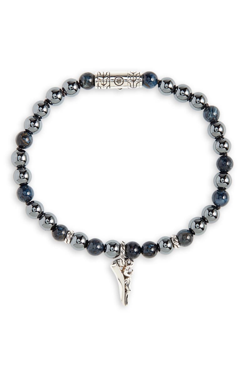 John Hardy Men's Classic Chain Keris Dagger Bead Bracelet, Main, color,