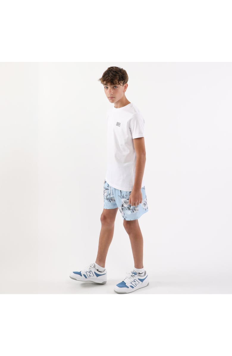 The Drip Shop Rose Garden Graphic Tee - Big Kid, Alternate, color, White