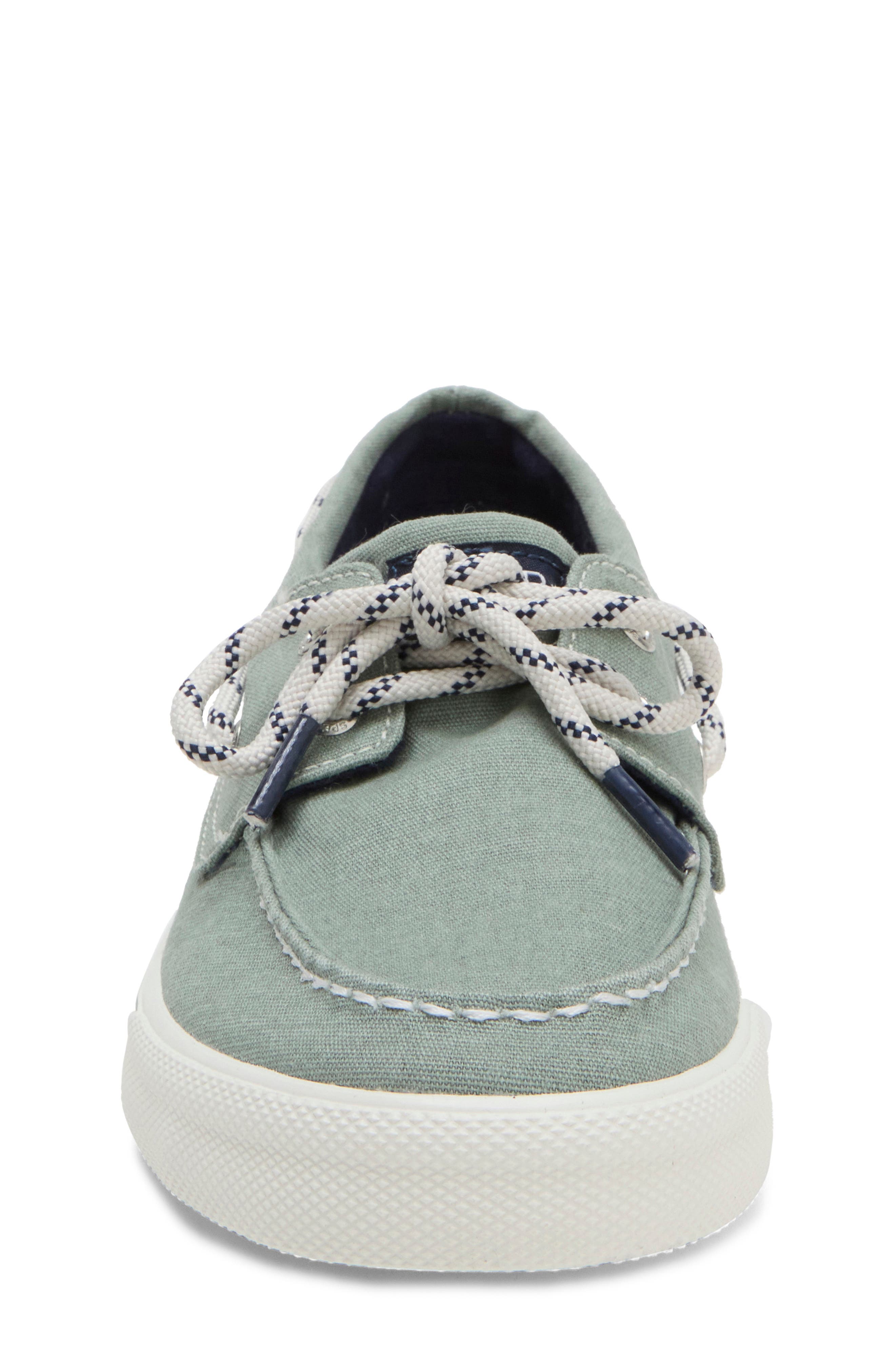 Kids' Bahama Boat Shoe, Alternate, color, SAGE GREEN