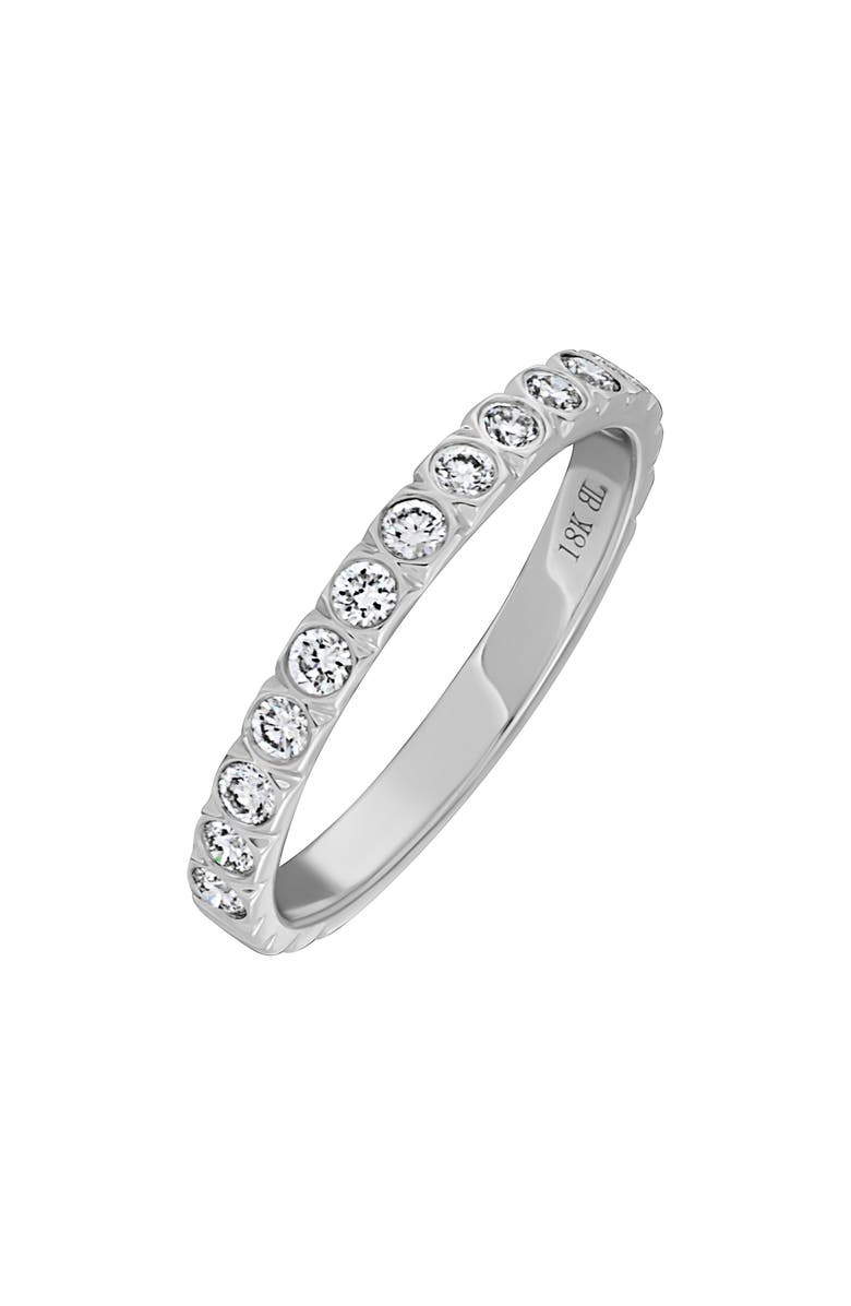 Bony Levy Diamond Stacking Ring, Main, color, 18K White Gold