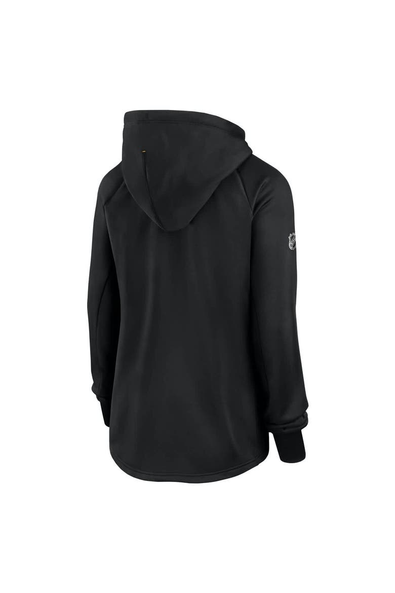 Women's Fanatics  Black Boston Bruins Authentic Pro Rink Fleece Full-Zip Jacket, Alternate, color, Black