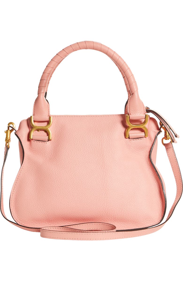 Chloé Small Marcie Calfskin Leather Satchel, Alternate, color,