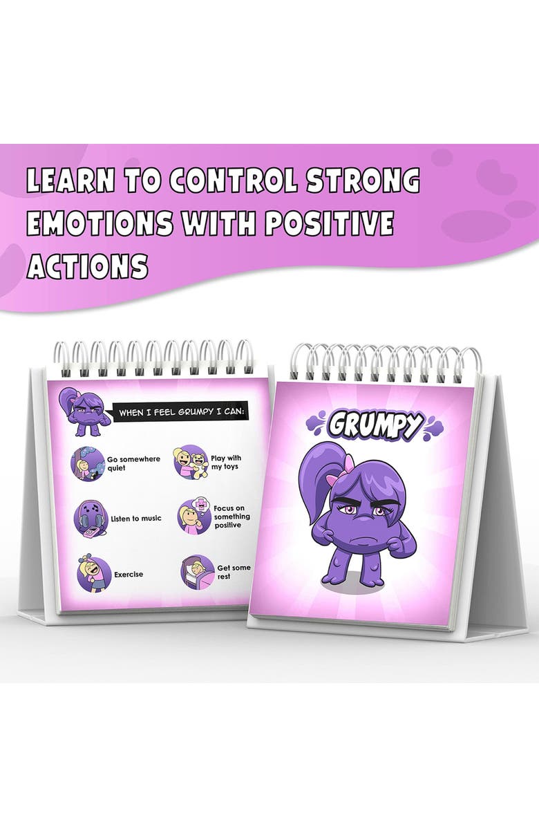 Lupash Games Monsters Emotions Flipbook for Kids Age 3+, Alternate, color, 