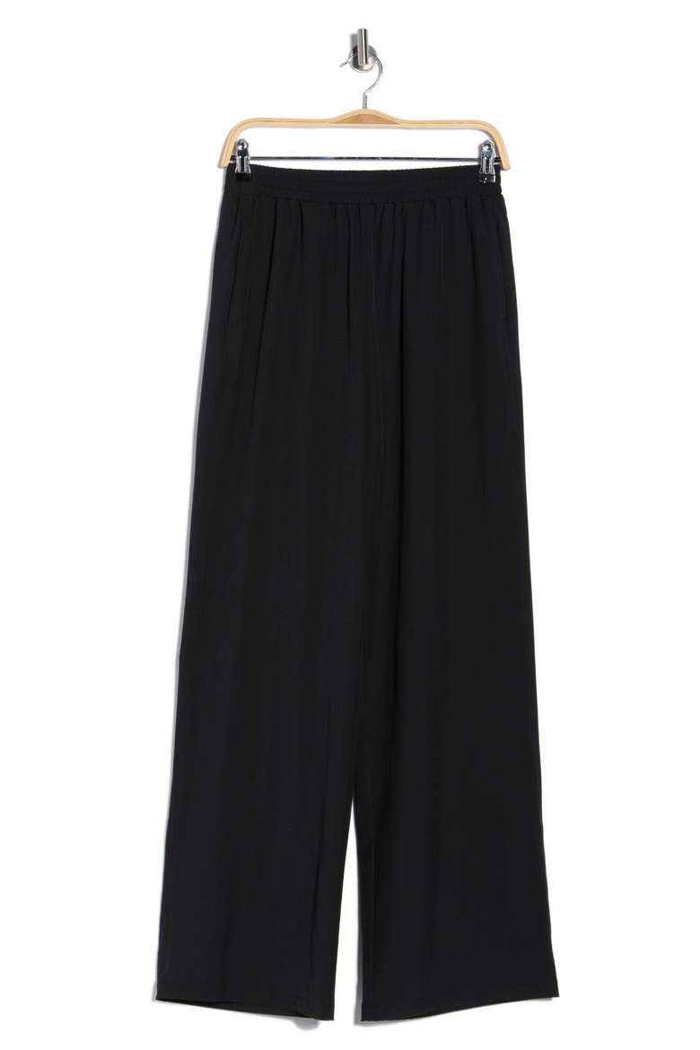 Vista High Waist Woven Pants, Alternate, color, BLACK