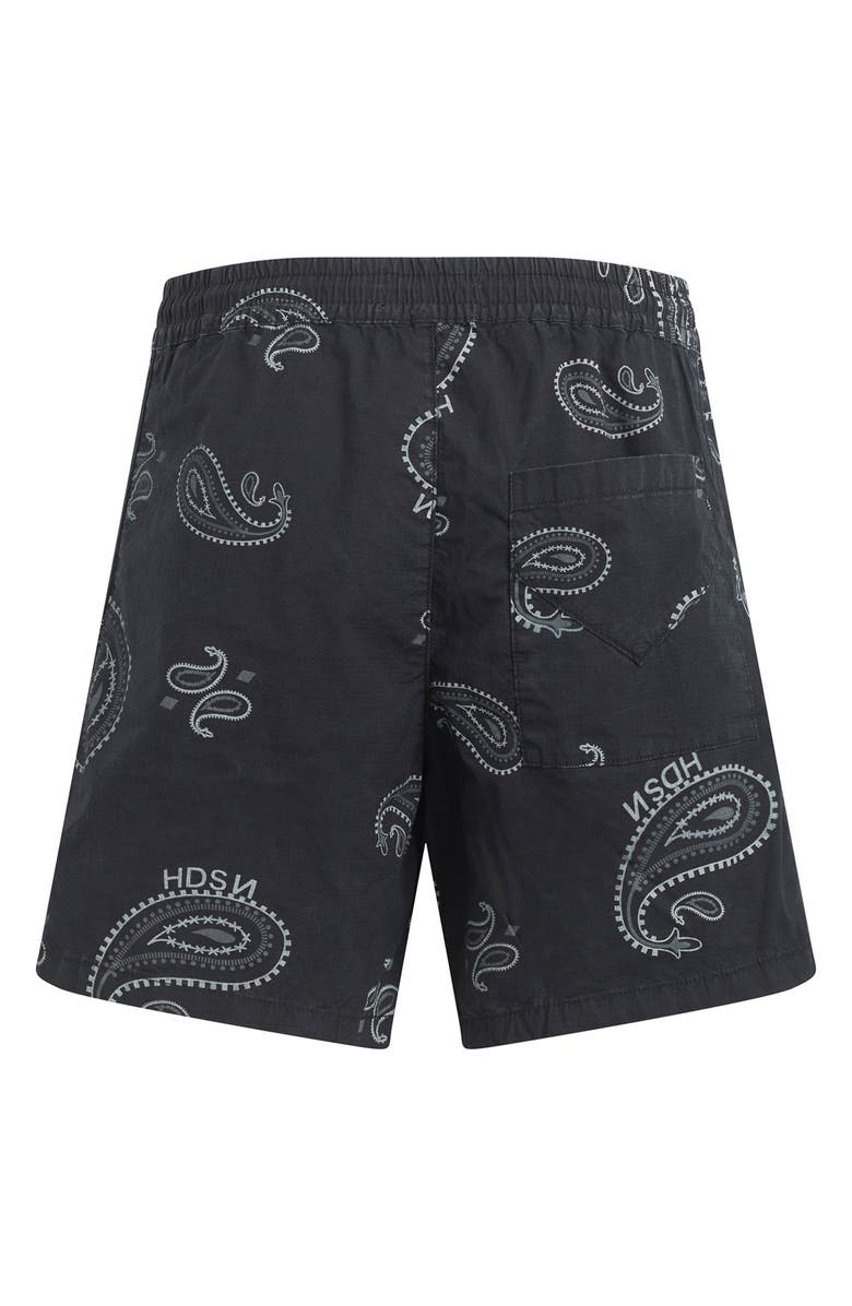 Hudson Jeans Racer Stretch Ripstop Drawstring Shorts, Alternate, color, 