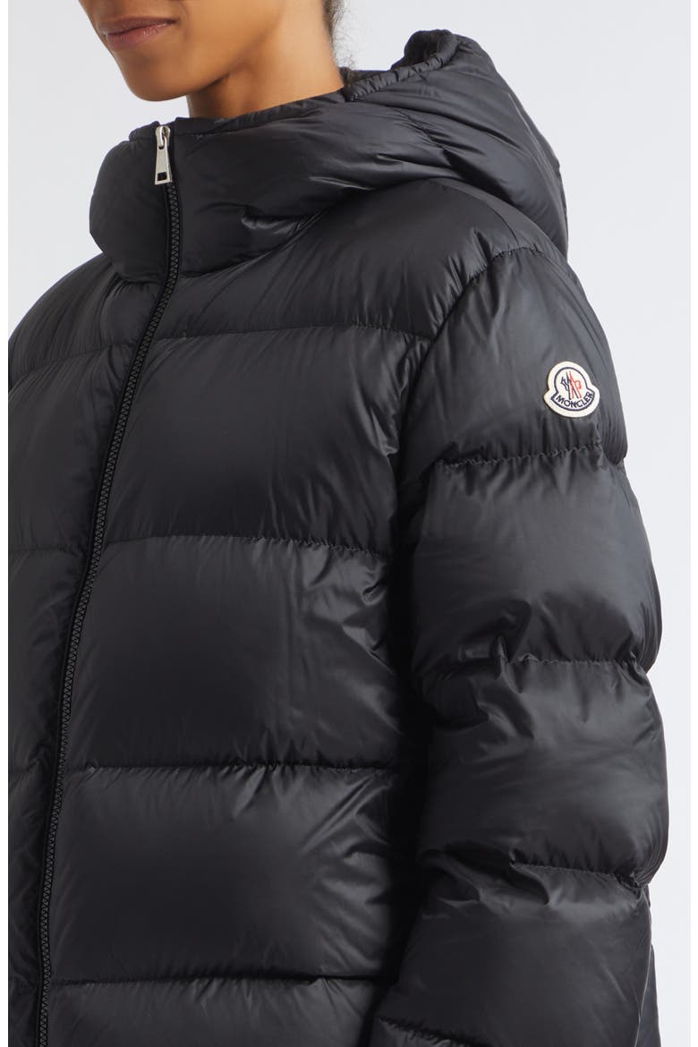 Feligule Water Repellent Down Puffer Jacket, Alternate, color, BLACK