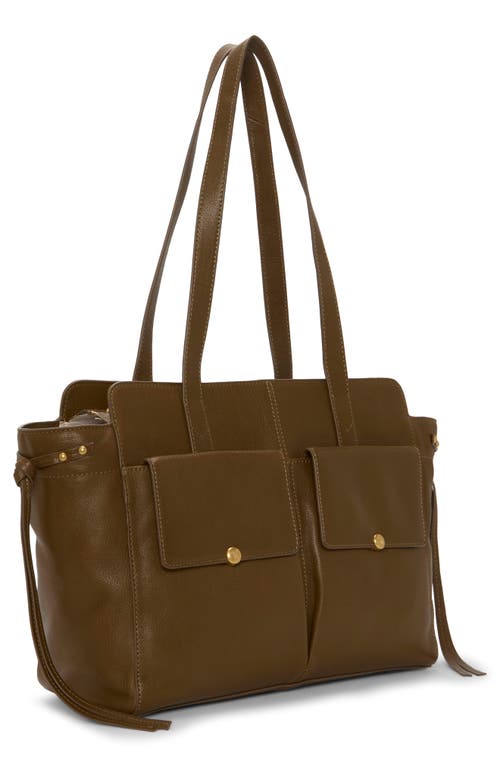 Vince Camuto Carly Leather Tote In Brown