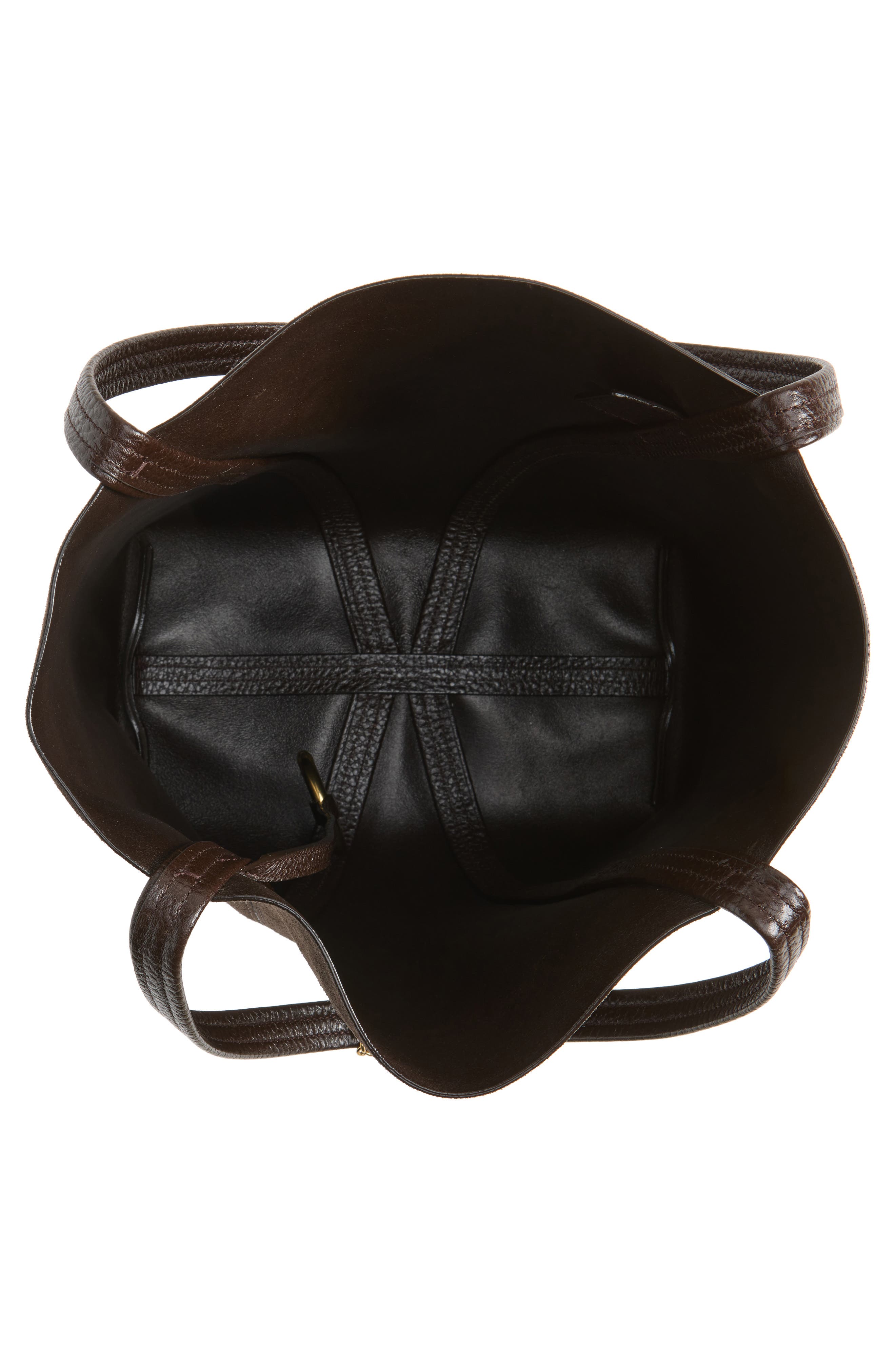 Chloé Medium Spin Suede Tote, Alternate, color, Kohl Brown