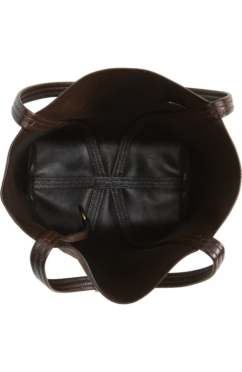 Chloé Medium Spin Suede Tote, Alternate, color, Kohl Brown