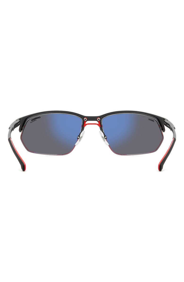 Carrera Eyewear Carduc 65mm Polarized Rectangular Sunglasses, Alternate, color, 