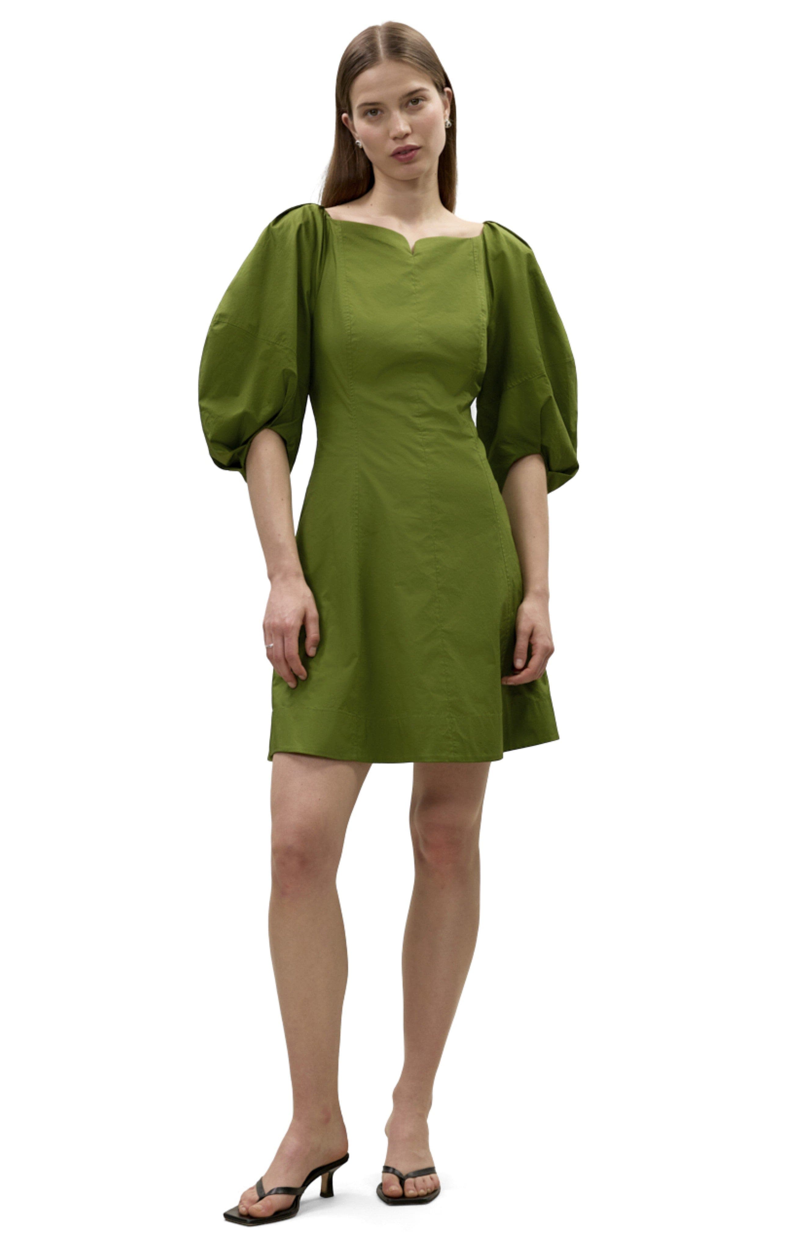Isla Poplin Mini Dress - image 3