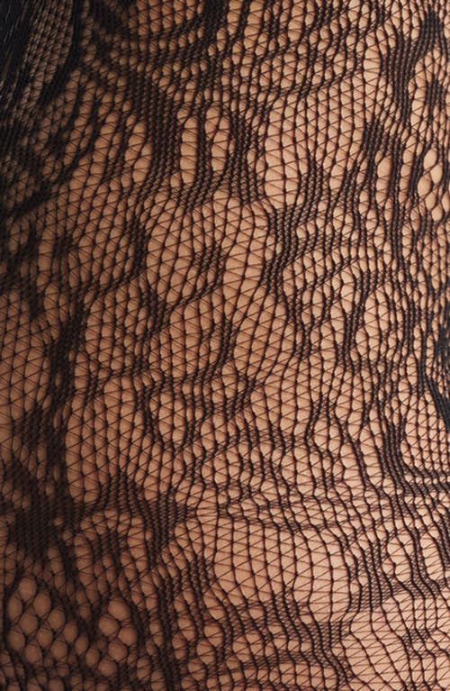 Stems Crystal Lace Tights In Black