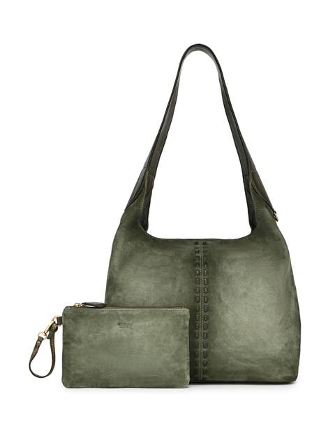 Hydrangea Medium Vintage Ombre Hobo Bag