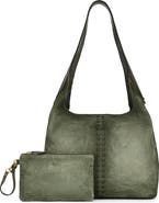 OLD TREND Hydrangea Medium Vintage Ombre Hobo Bag