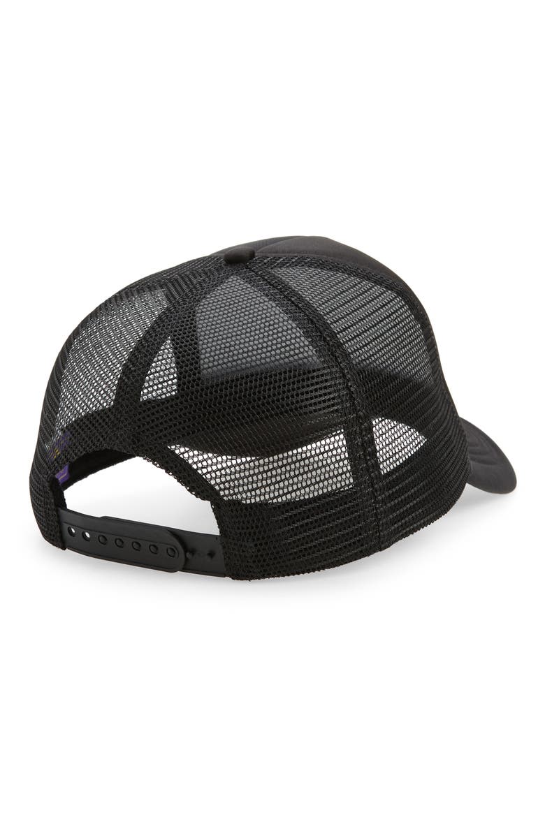 Butterfly Breeze Trucker Hat, Alternate, color, BLACK