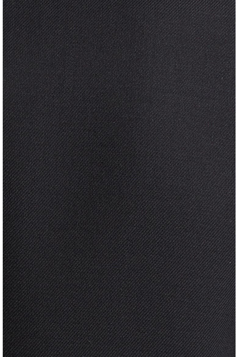 Hourglass Double Breasted Long Wool & Silk Blend Tuxedo Jacket, Alternate, color, NERO