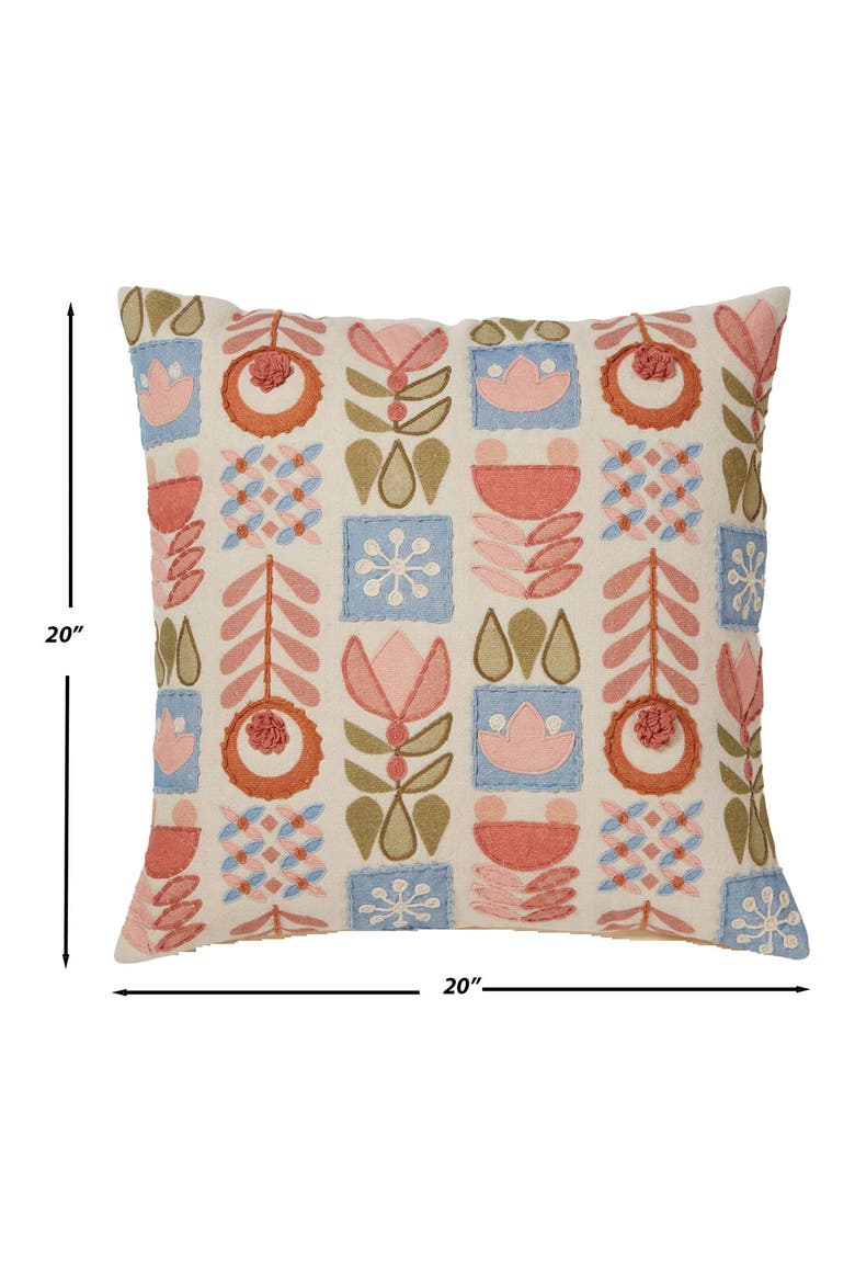 Scandinavia Fun Embroidered Accent Pillow, Alternate, color, IVORY MULTI