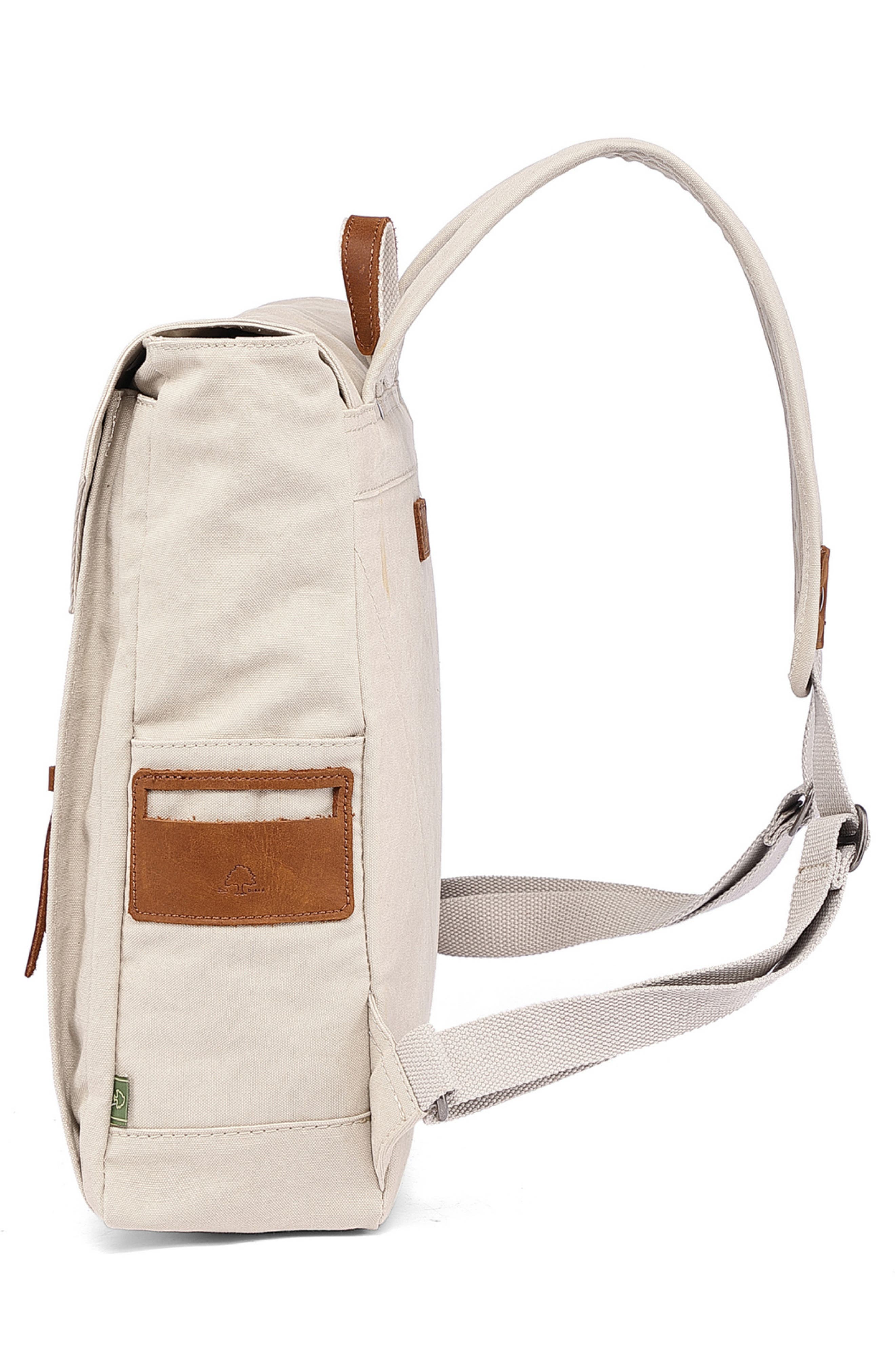 Sunny Trail Canvas Backpack, Alternate, color, IVORY