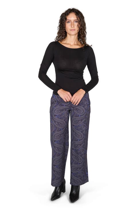 Carly Merino Long Sleeve Boatneck Shirt