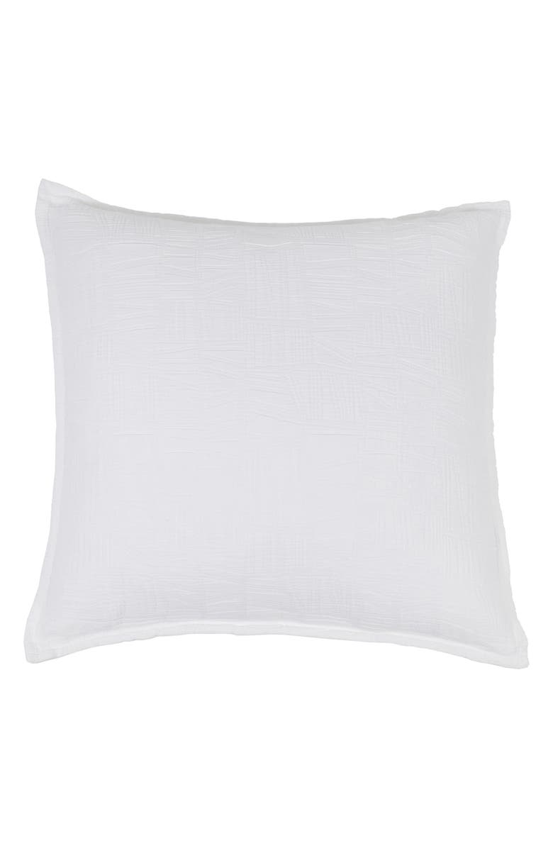 Pom Pom at Home Harbour Euro Sham, Main, color, White