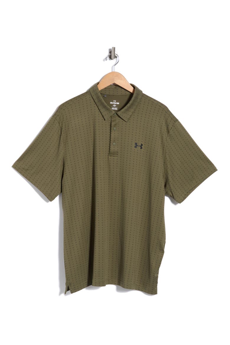 UA Playoff 3.0 Printed Polo, Main, color, 390 MARINE OD GREEN