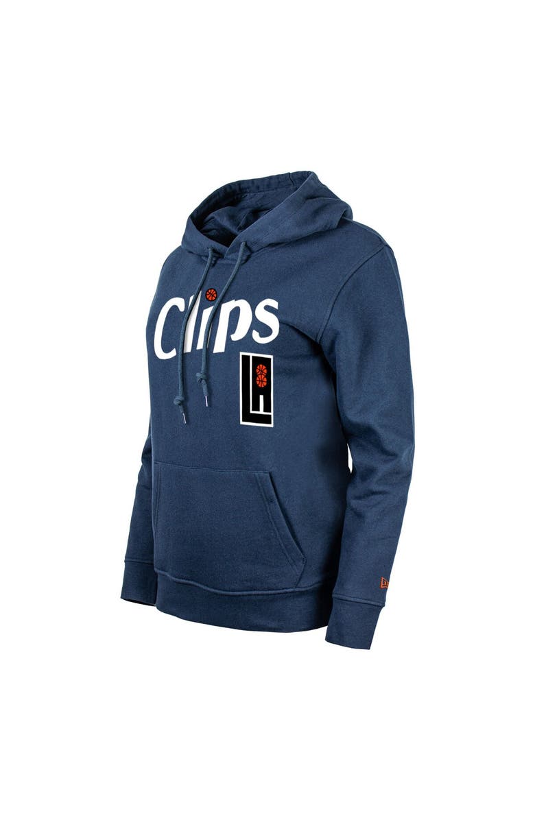 New Era Women's New Era Navy LA Clippers 2023/24 City Edition Pullover Hoodie, Alternate, color,