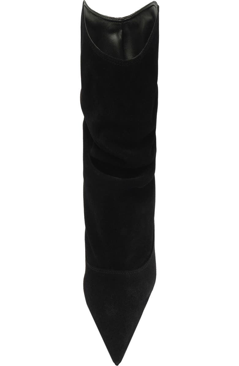 Schutz Maryana Up Slouch Pointed Toe Boot, Alternate, color, Black