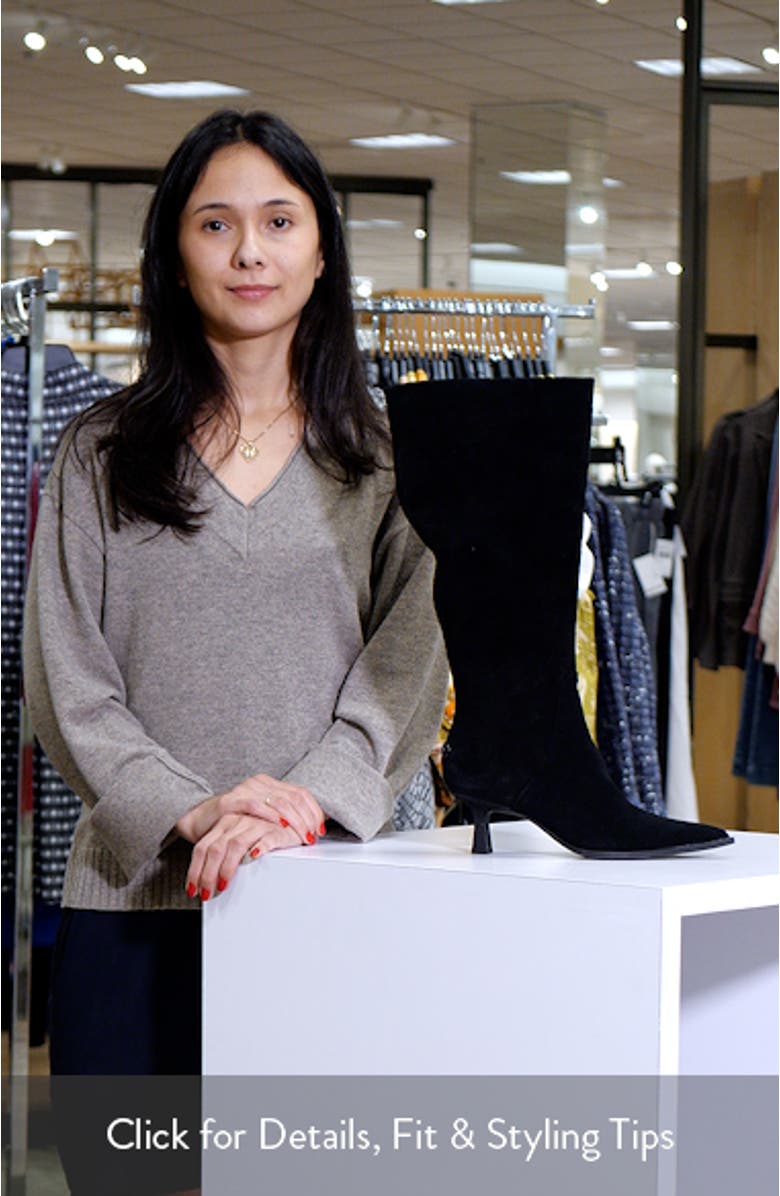 Yulia Pointy Toe Knee High Boot