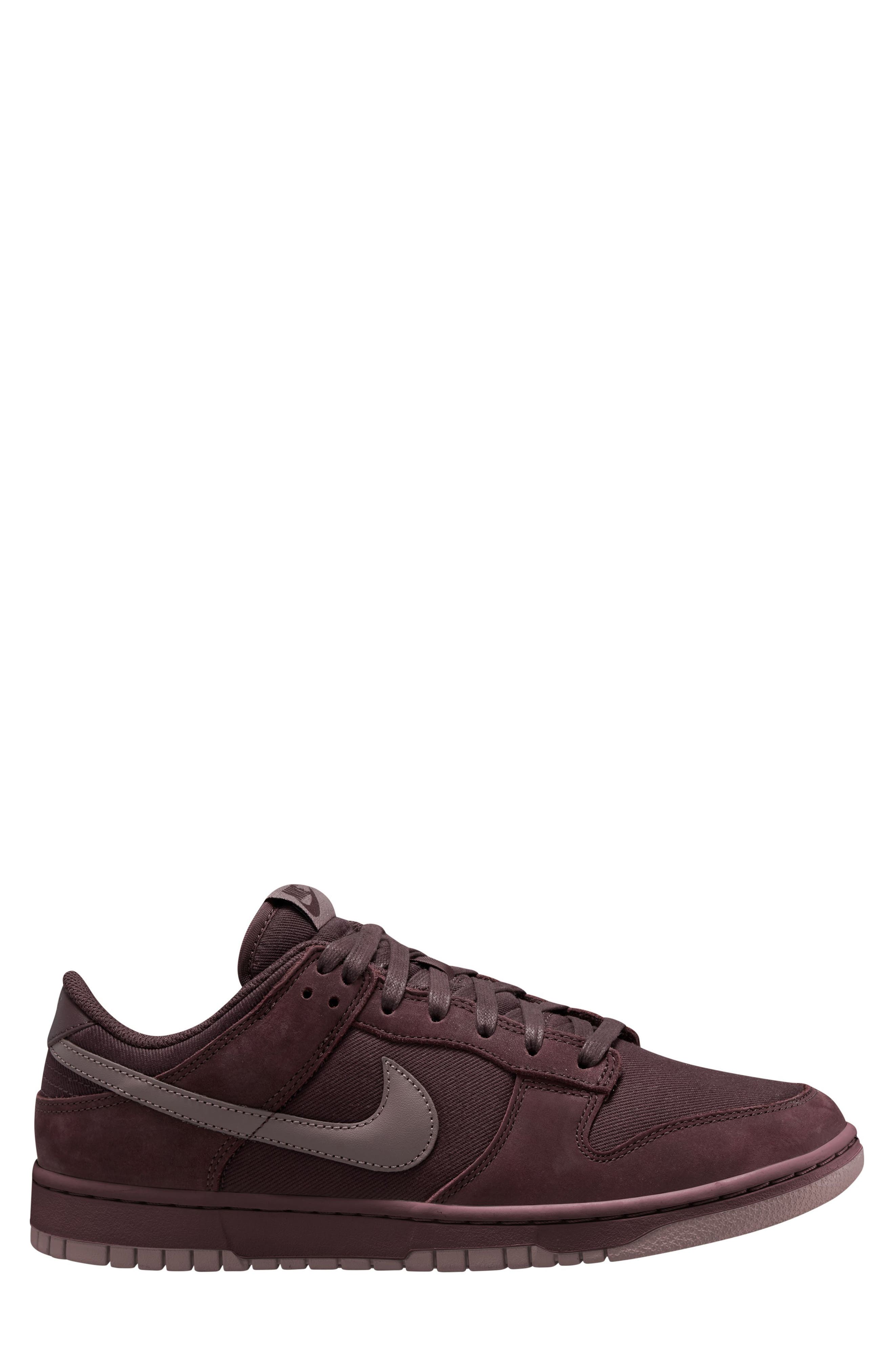 Nike Dunk Low Retro Premium Sneaker, Main, color, Burgundy Crush/ Plum Eclipse
