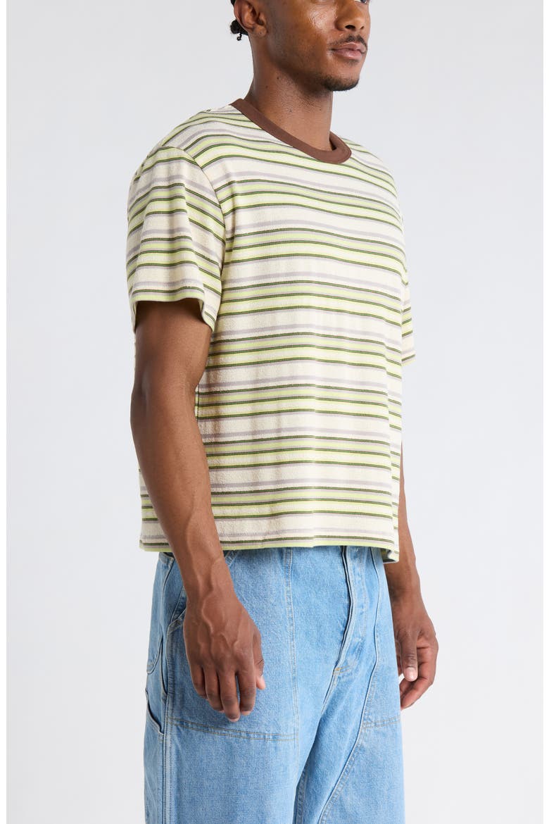 Looped Stripe T-Shirt, Alternate, color, GREEN MULTI