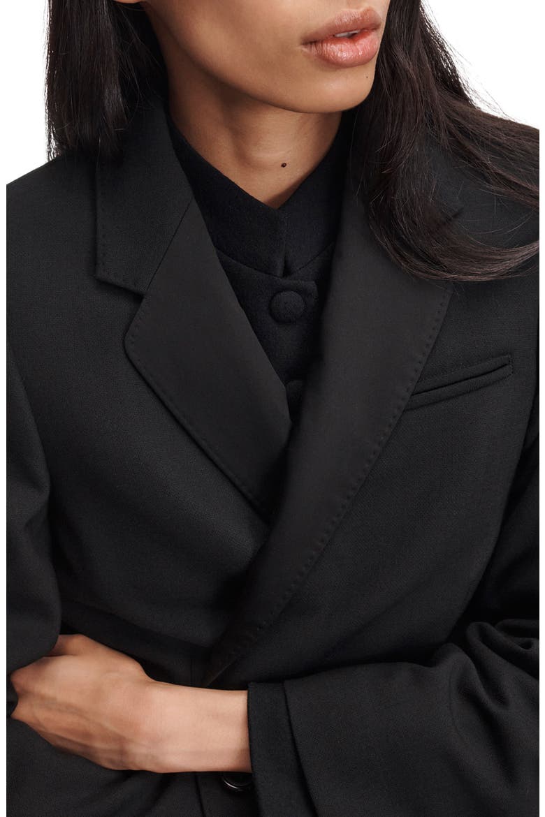 Goldie Wool Blend Coat, Alternate, color, BLACK