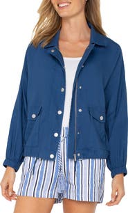 Liverpool Los Angeles Raglan Sleeve Linen Blend Jacket