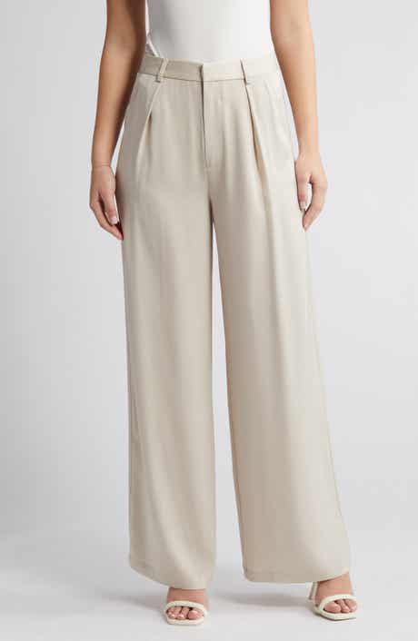 Jennie High Waist Wide Leg Satin Pants