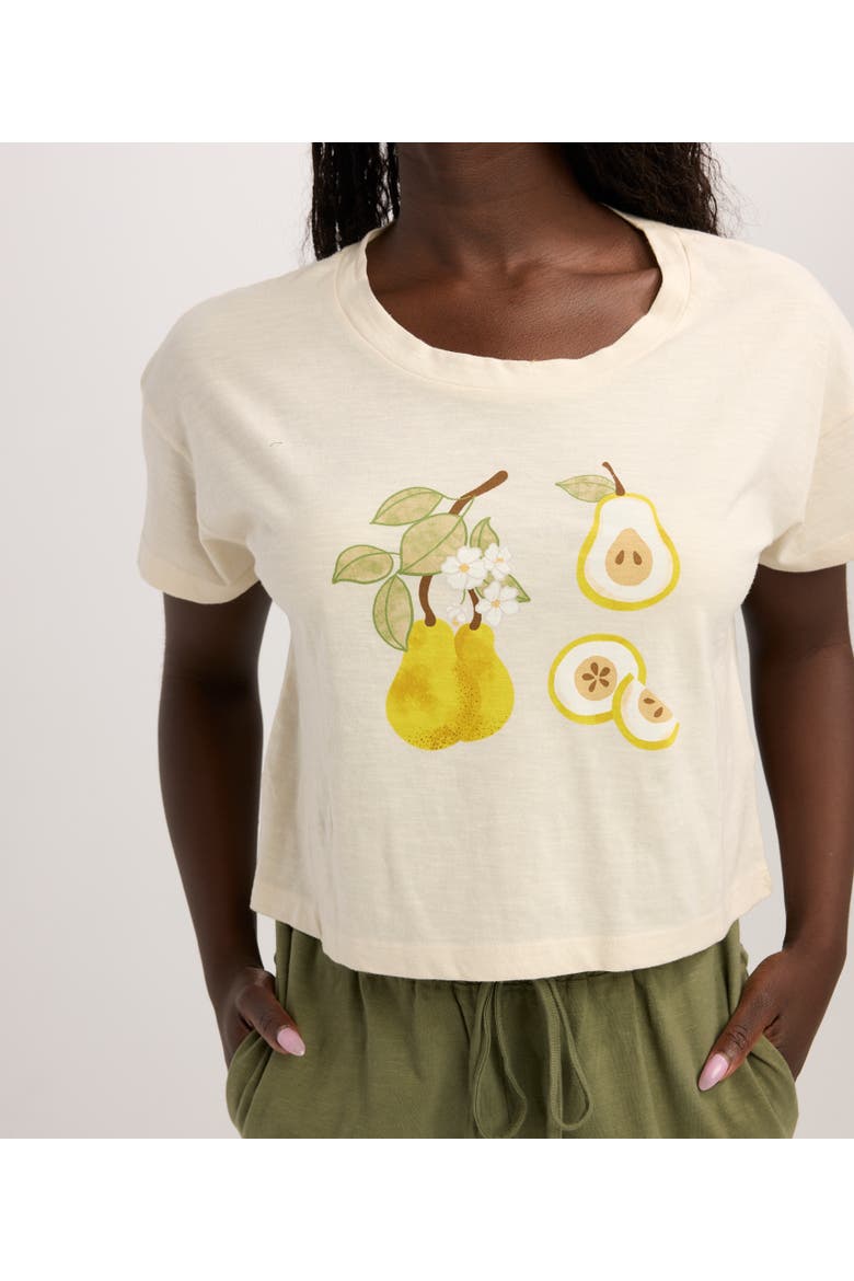 Pear Tee, Alternate, color, Stone