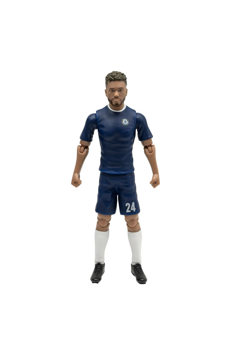 Banbo Toys Sockers Chelsea Reece James 8" Soccer Action Figure, Main, color, Blue