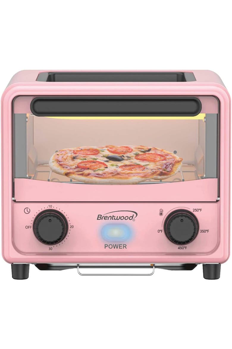 Mini Toaster Oven, Main, color, Pink