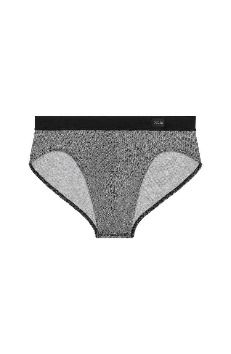 HOM Herbie Comfort Mini Briefs, Main, color, Black Print