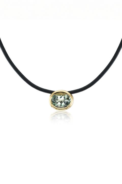 Green Amethyst Scuba Choker